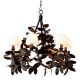 Candelabre, Lustre - Candelabru LUX din alama design frunze Cheverny bronz