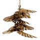 Candelabre, Lustre - Candelabru LUX design frunze Tropique alama vintage