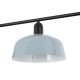Corpuri de iluminat - Lustra suspendata metal TATAWIN M 3L negru, blue