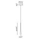 Pendule, Lustre suspendate - Pendul LED stil minimalist DIANA 40 maro