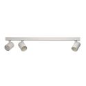 Plafoniera liniara alba cu 3 spoturi EXO 3, 70cm