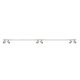Plafoniere cu spoturi, Spoturi aplicate - Plafoniera liniara alba cu 6 spoturi EXO 6, 200cm