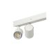 Plafoniere cu spoturi, Spoturi aplicate - Plafoniera liniara alba cu 4 spoturi EXO 4, 120cm