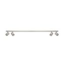 Plafoniera liniara alba cu 4 spoturi EXO 4, 120cm