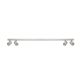 Plafoniere cu spoturi, Spoturi aplicate - Plafoniera liniara alba cu 4 spoturi EXO 4, 120cm