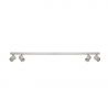 Plafoniera liniara alba cu 4 spoturi EXO 4, 120cm