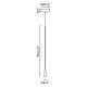Pendule, Lustre suspendate - Pendul LED stil minimalist DIANA 80 auriu