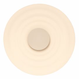 Aplice, corpuri de iluminat pentru pereti - Aplica LED lumina ambientala RIPPLE 40cm, bej