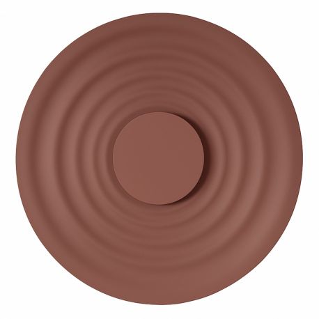 Aplice, corpuri de iluminat pentru pereti - Aplica LED lumina ambientala RIPPLE 40cm, maro rosiatic