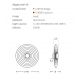 Aplice, corpuri de iluminat pentru pereti - Aplica LED lumina ambientala RIPPLE 40cm, maro rosiatic
