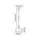 Corpuri de iluminat - Lustra/Pendul metal TATAWIN S negru, orange