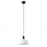 Lustra/Pendul metal TATAWIN M negru, alb