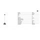 Corpuri de iluminat - Lustra/Pendul metal TATAWIN M negru