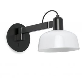 Aplice, corpuri de iluminat pentru pereti - Aplica de perete cu brat directionabil TATAWIN negru, alb
