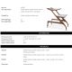 Masute Living - Gheridon, Masuta cu roti design LUX Manzo