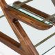 Masute Living - Gheridon, Masuta cu roti design LUX Manzo