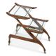 Masute Living - Gheridon, Masuta cu roti design LUX Manzo
