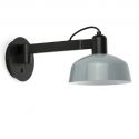 Aplica de perete cu brat directionabil TATAWIN negru, blue