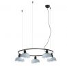 Lustra suspendata metal TATAWIN S 5L negru, blue