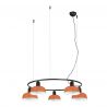 Lustra suspendata metal TATAWIN S 5L negru, orange