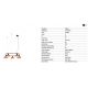 Pendule, Lustre suspendate - Lustra suspendata metal TATAWIN S 5L negru, orange