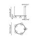 Pendule, Lustre suspendate - Lustra suspendata metal TATAWIN S 5L negru, orange