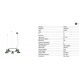 Pendule, Lustre suspendate - Lustra suspendata metal TATAWIN S 5L negru, verde