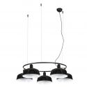 Lustra suspendata metal TATAWIN M 5L negru