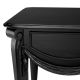Birouri - Birou negru clasic design LUX Zafiro