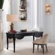 Birouri - Birou negru clasic design LUX Zafiro