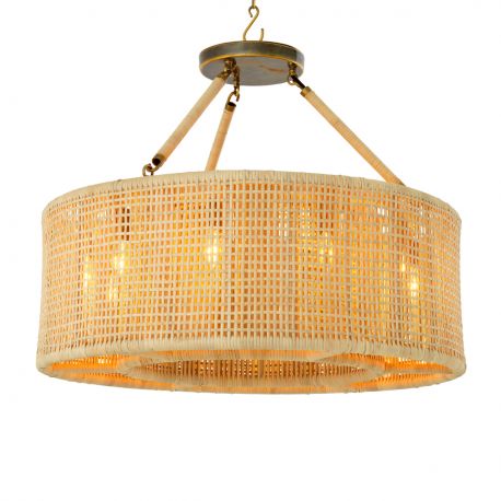 Candelabre, Lustre - Candelabru LUX design natural Bernardi ratan