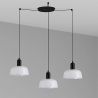 Lustra cu 3 pendule metal TATAWIN S alba