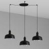Lustra cu 3 pendule metal TATAWIN S neagra