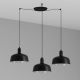 Pendule, Lustre suspendate - Lustra cu 3 pendule metal TATAWIN M negru