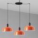 Pendule, Lustre suspendate - Lustra cu 3 pendule metal TATAWIN M orange