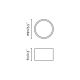 Plafoniere cu spoturi, Spoturi aplicate - Spot LED aplicat tavan MIZU 8W negru