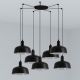 Pendule, Lustre suspendate - Lustra cu 7 pendule metal TATAWIN M negru