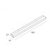 Iluminat pentru baie - Aplica baie liniara LED Trio 7W, Crom, IP44, 4000K