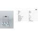 Pendule, Lustre suspendate - Lustra cu 7 pendule metal TATAWIN M blue