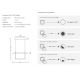 Pendule, Lustre suspendate - Lustra suspendata LED 3-STEP DIMM PORTOFINO 80