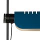 Lampadare - Lampadar metal stil retro cu abajur ajustabil MARTINICA negru, blue