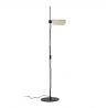 Lampadar metal stil retro cu abajur ajustabil MARTINICA negru, bej