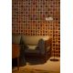 Lampadare - Lampadar metal stil retro cu abajur ajustabil MARTINICA negru, bej