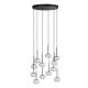 Pendule, Lustre suspendate - Lustra cu 12 pendule LED SERENITY