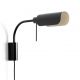 Aplica metal stil retro abajur ajustabil MARTINICA S negru