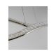 Pendule, Lustre suspendate - Lustra LED CCT suspendata cu telecomanda SPARK WAVES 120 crom