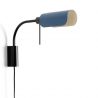Aplica metal stil retro abajur ajustabil MARTINICA S negru, blue