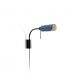 Aplice, corpuri de iluminat pentru pereti - Aplica metal stil retro abajur ajustabil MARTINICA S negru, blue