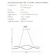 Pendule, Lustre suspendate - Lustra LED CCT suspendata cu telecomanda SPARK WAVES 150 auriu
