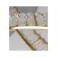Pendule, Lustre suspendate - Lustra LED CCT suspendata cu telecomanda SPARK WAVES 150 auriu